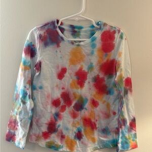 Wonder Nation Tie-Dye Long Sleeve Shirt